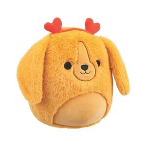 Squishmallows 8" FuzzAMallow Finley Caramel Brown Irish Setter Plush Toy